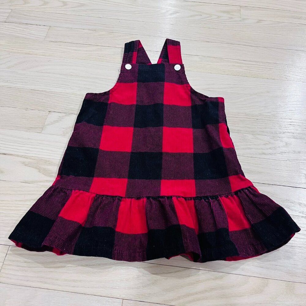 Children's Place Toddler Girls Buffalo Plaid Skirtall Size 4T